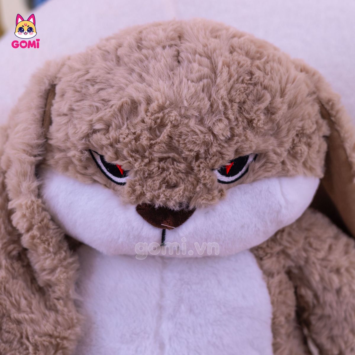 Gấu Bông Bunny Mặt Quạo Nâu