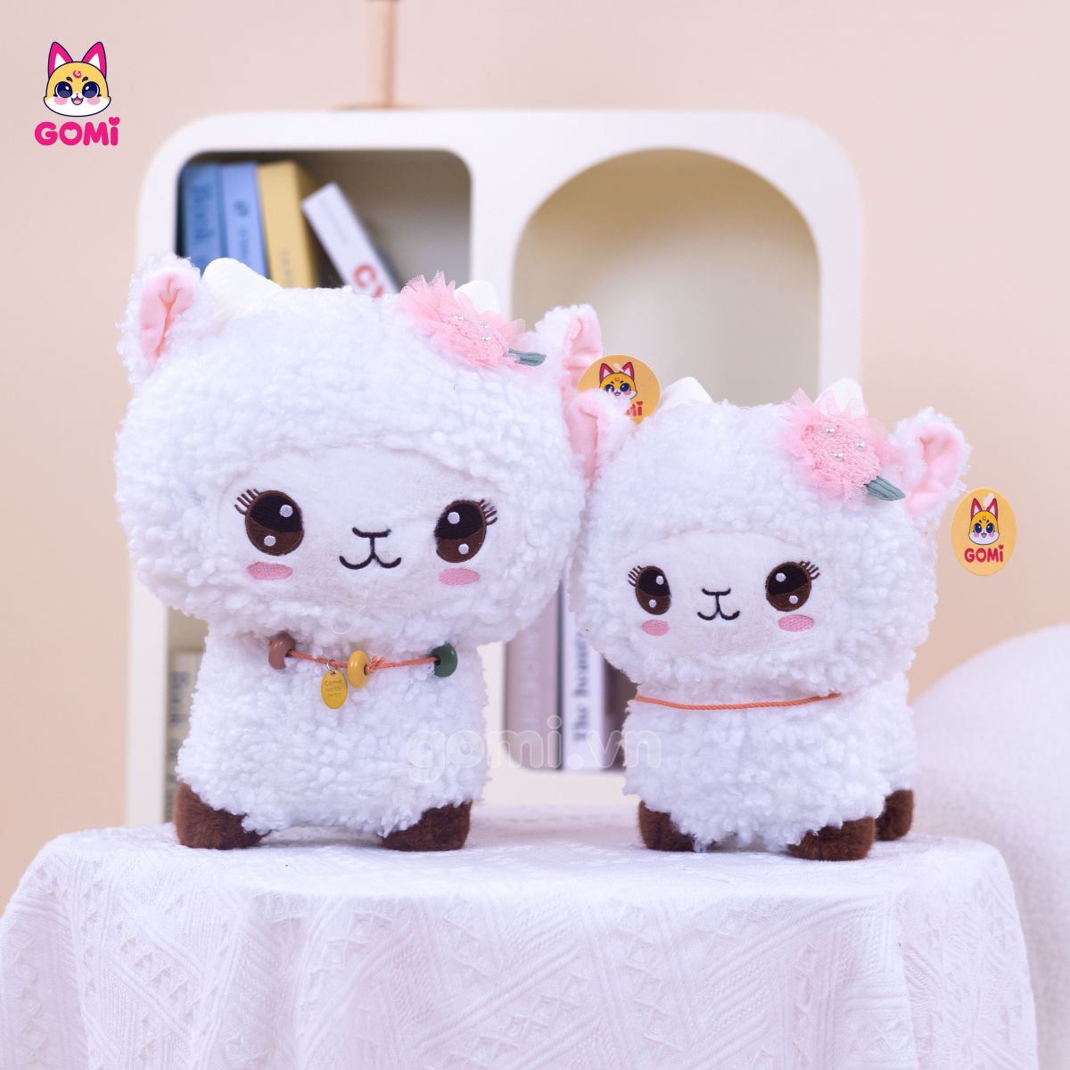 Gấu Bông Cừu Bông Cẩm Thạch