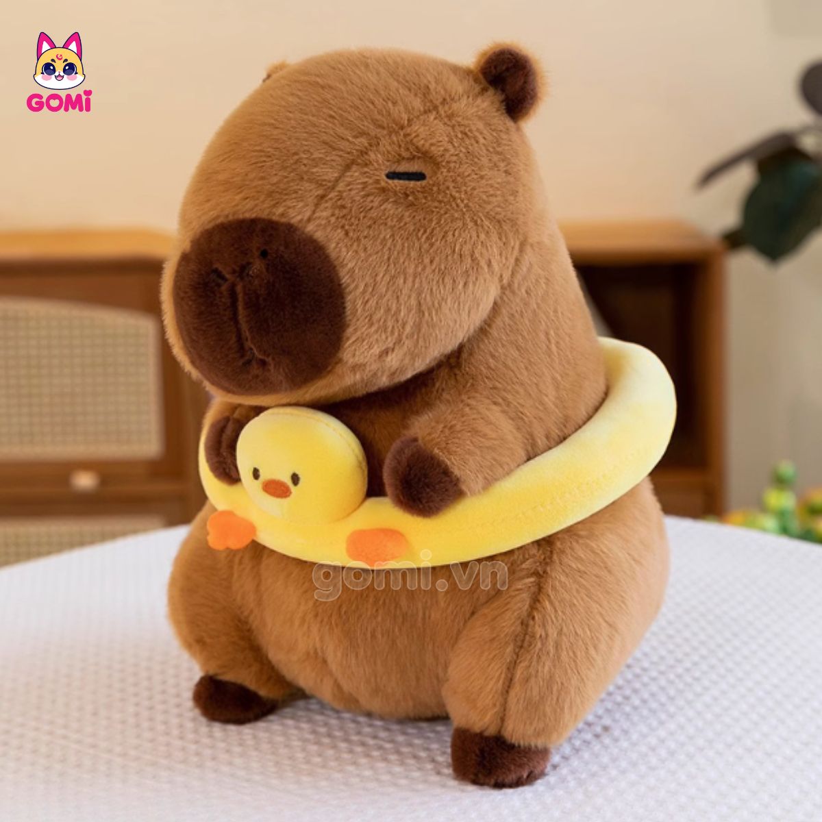 Gấu Bông Capybara Đeo Phao
