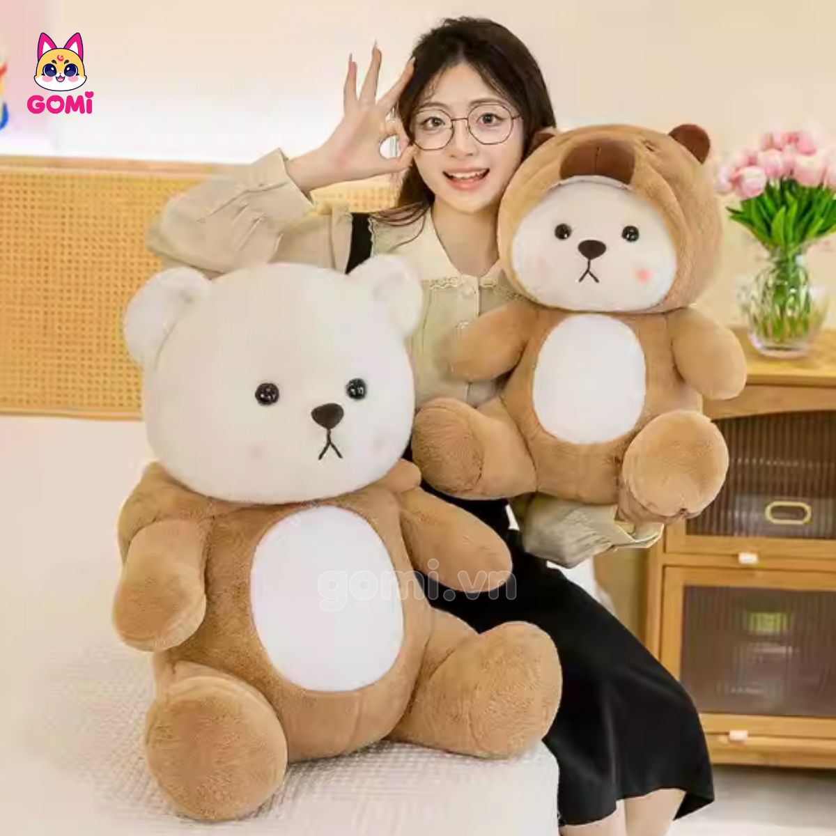 Gấu Bông Lena Cosplay Capybara