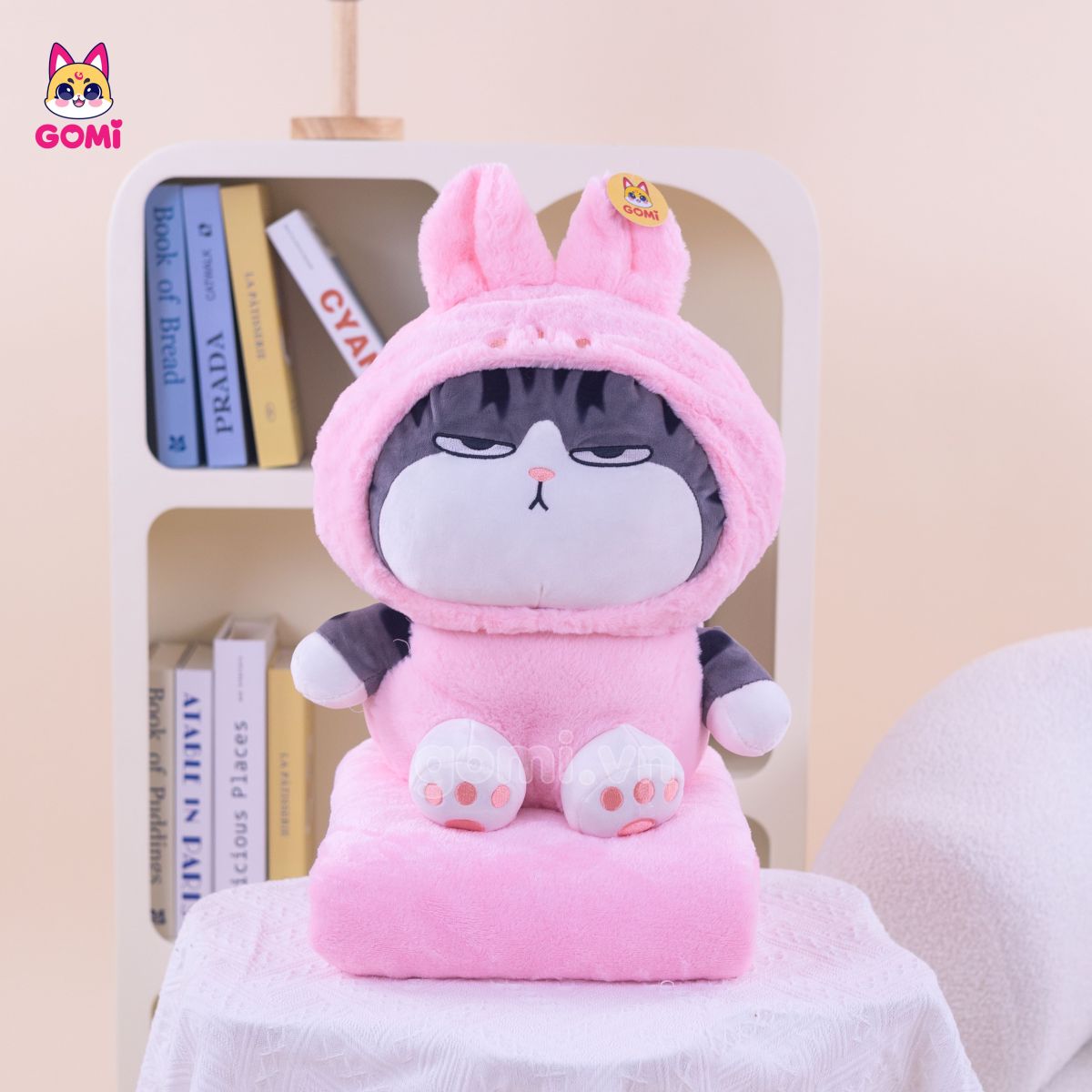 Gối Mền Mèo Hoàng Thượng Cosplay