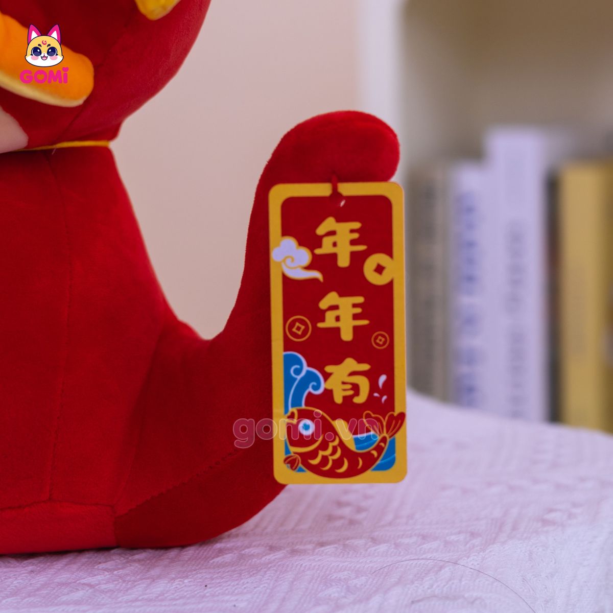 Gấu Bông Rắn Đội Mũ Cá Chép