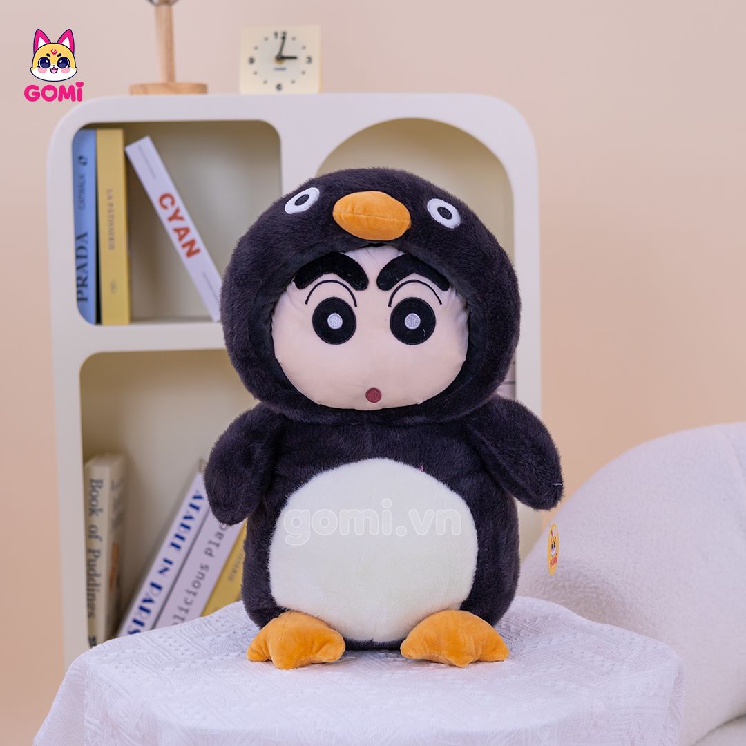 Gấu Bông Shin Cosplay Cánh Cụt