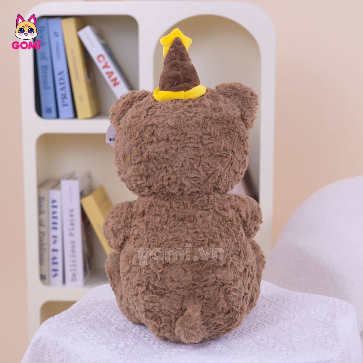 Gấu Bông Teddy Ôm Bánh Kem