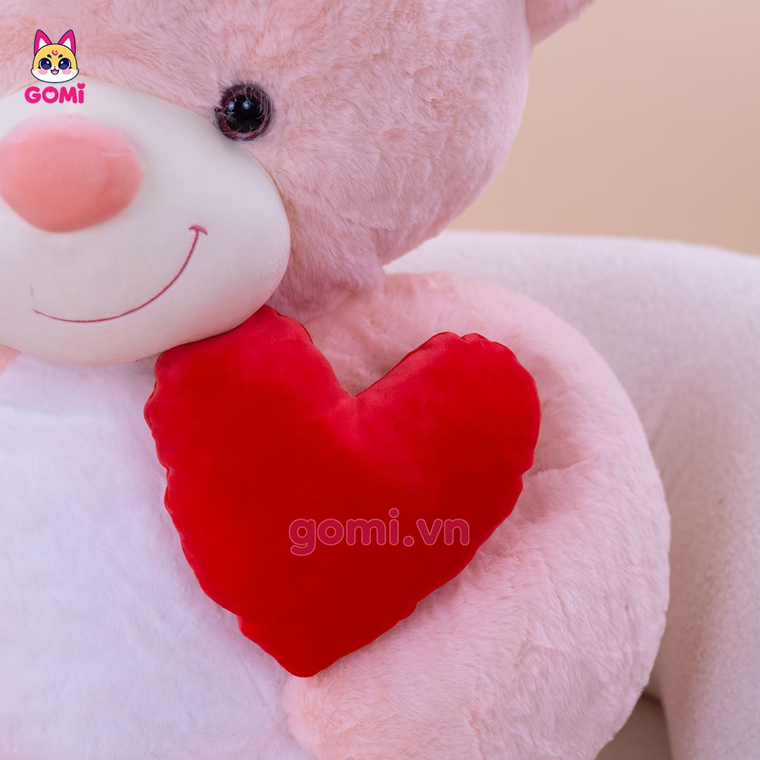 Gấu Bông Teddy Ngực Tim
