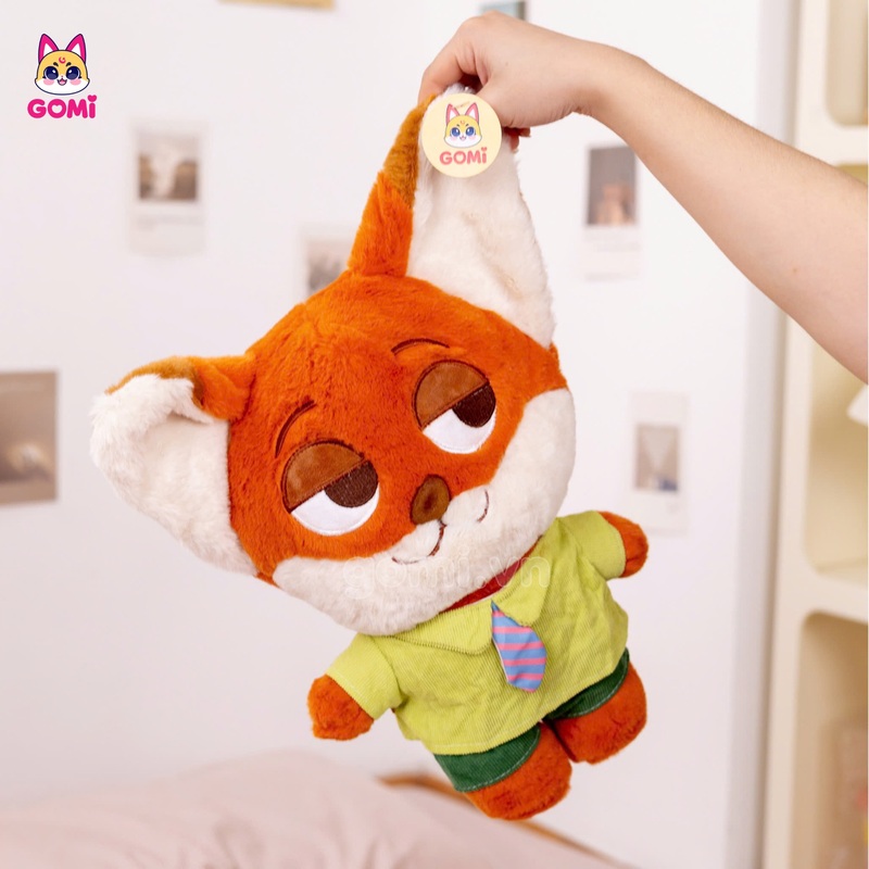 Gấu Bông Cáo Cam Nick