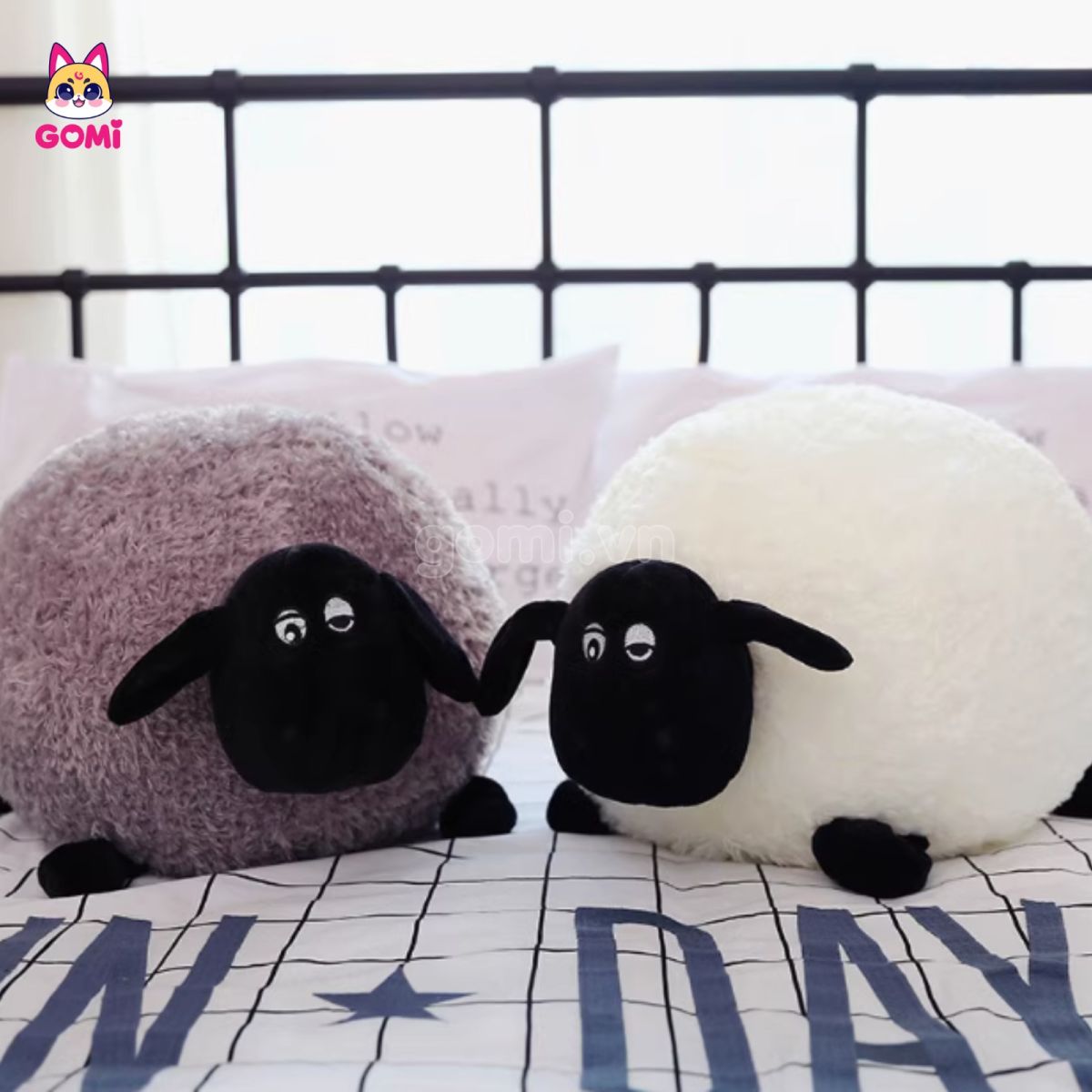 Gấu Bông Cừu Xù Vui Vẻ