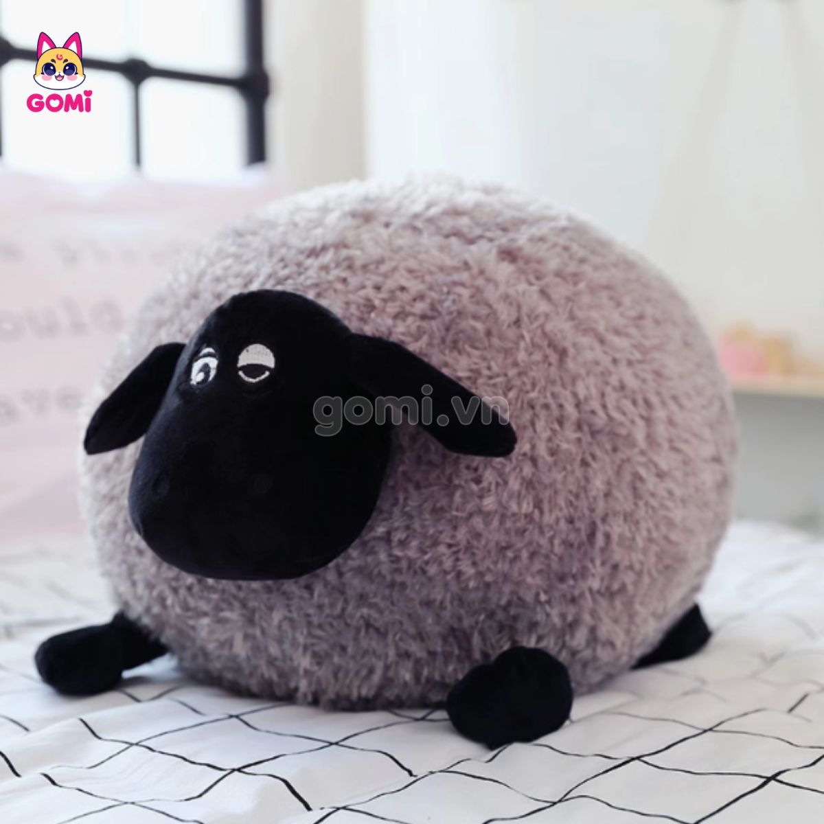 Gấu Bông Cừu Xù Vui Vẻ