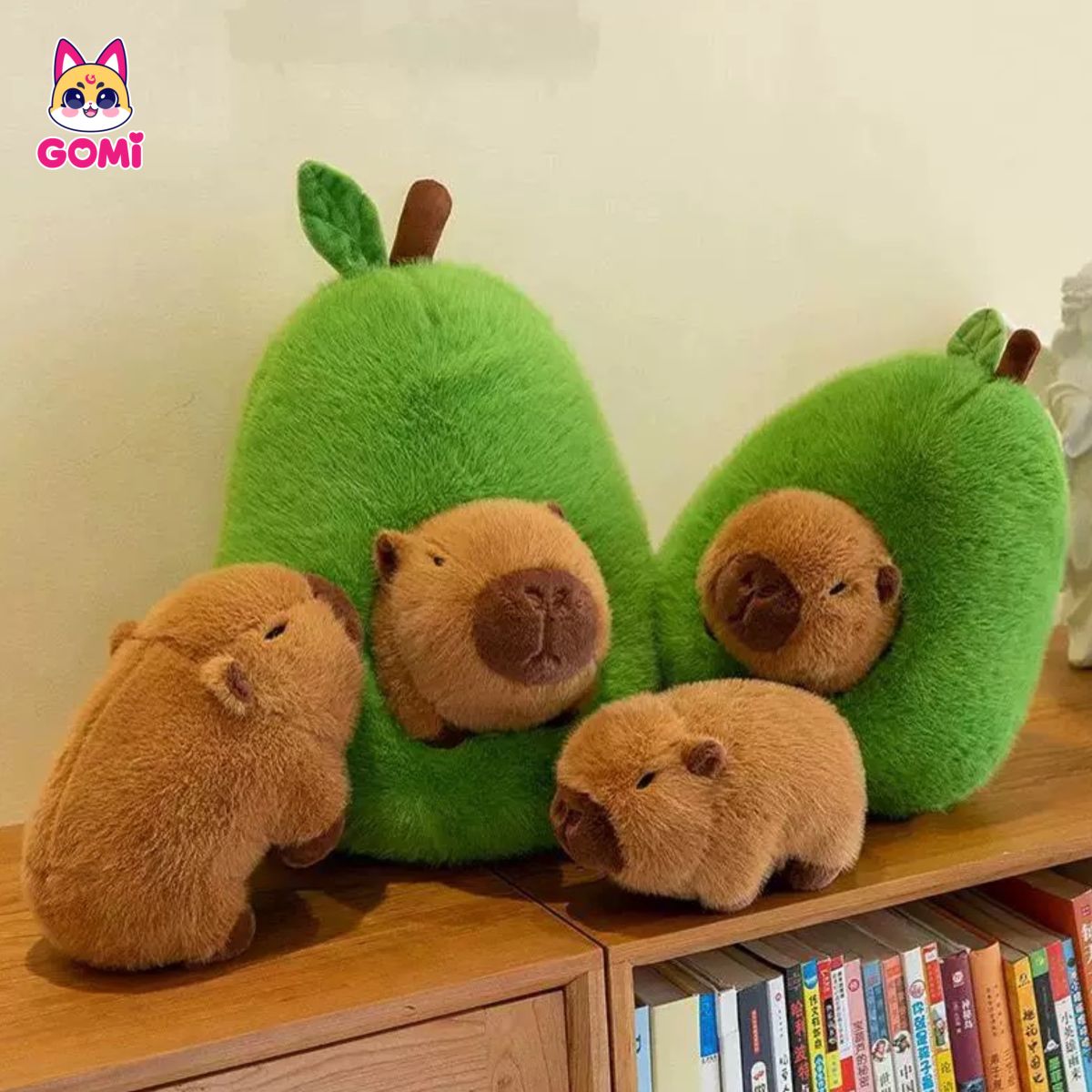 Gấu Bông Capybara Trái Bơ