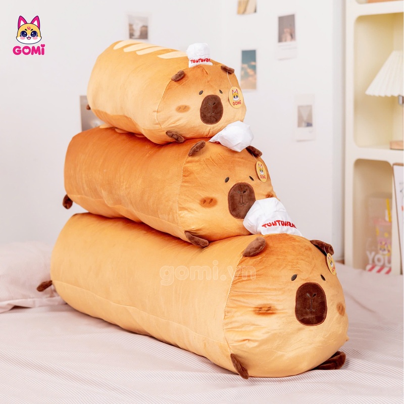 Gấu Bông Capybara Bánh Mì Nằm