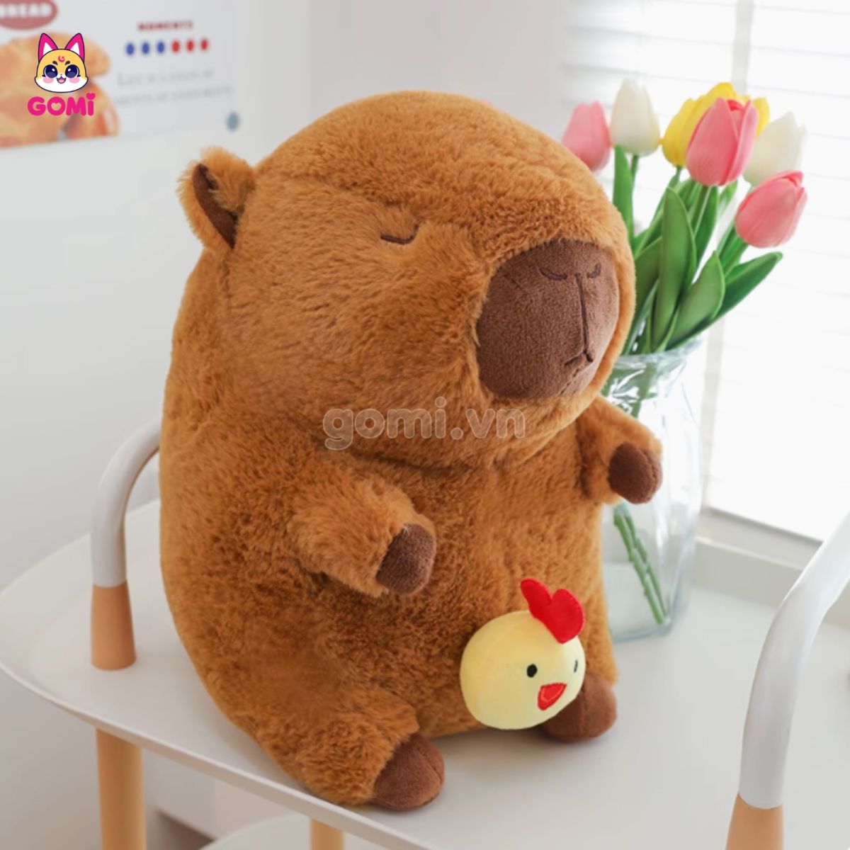 Gấu Bông Capybara Rút Gà