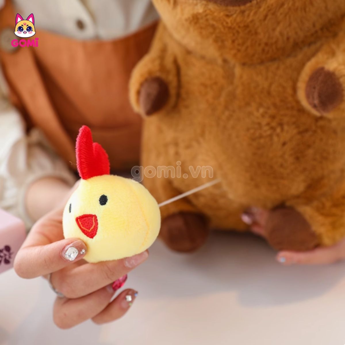 Gấu Bông Capybara Rút Gà