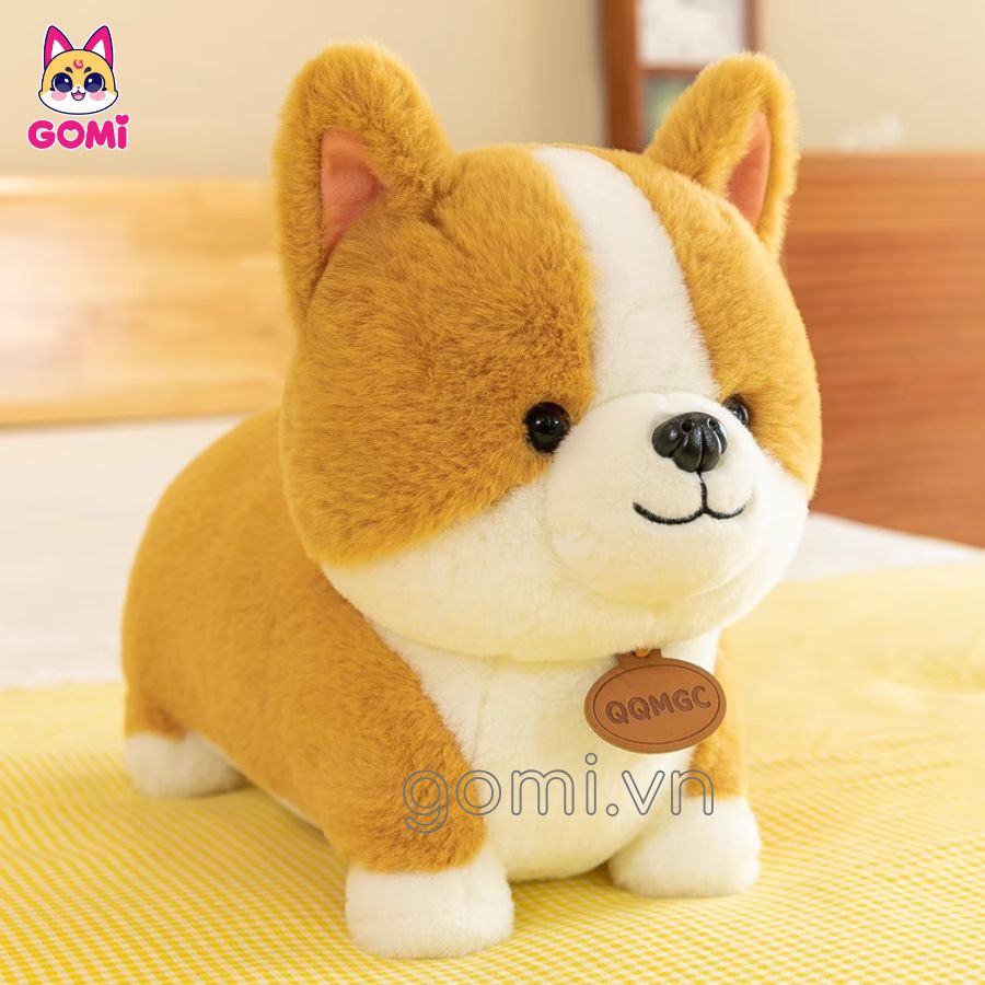 Gấu Bông Chó Corgi Mông Tim