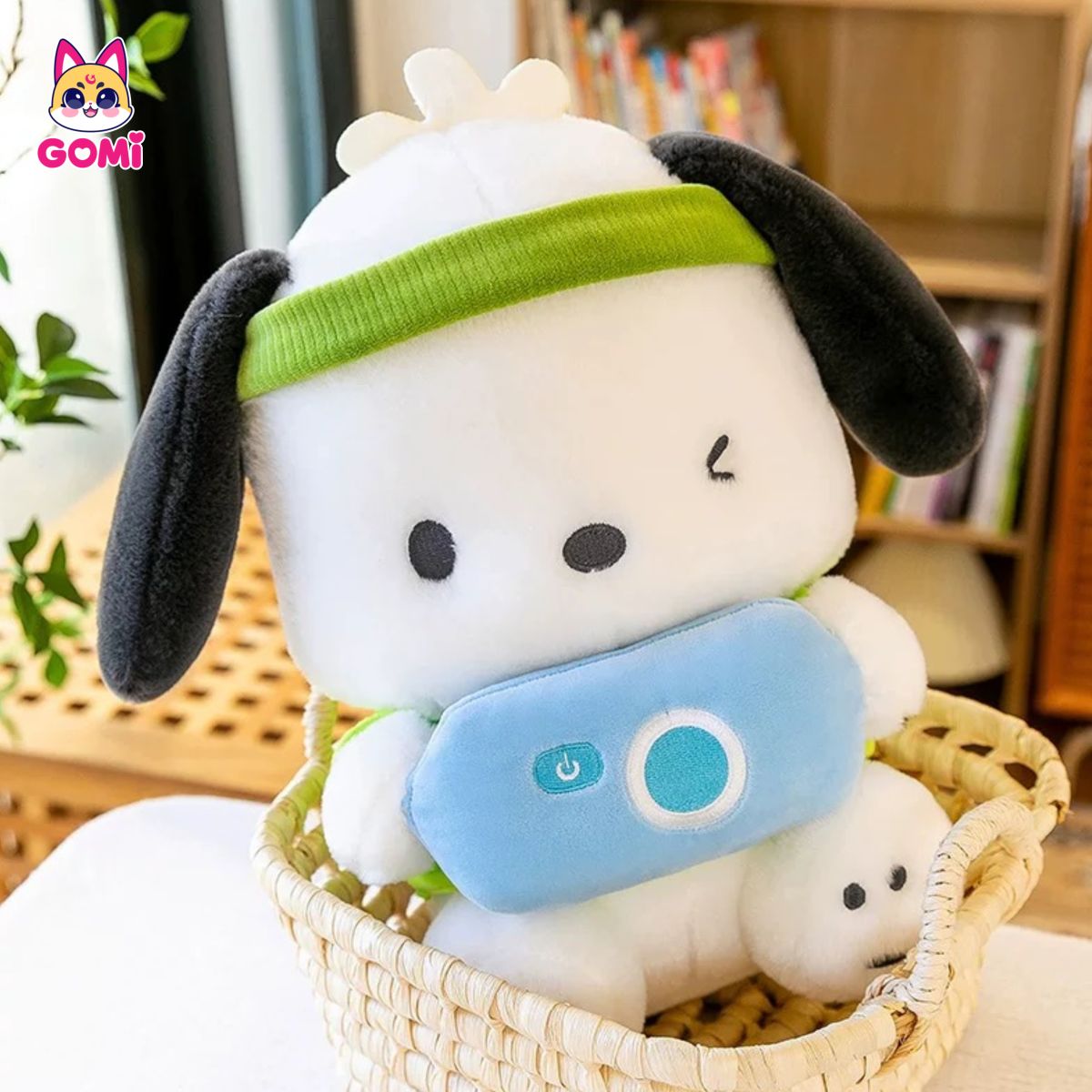 Gấu Bông Chó Pacha Đeo Máy Ảnh
