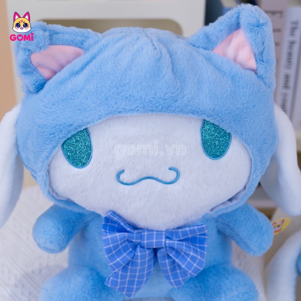 Gấu Bông Cinnamoroll Cosplay Mèo Xanh