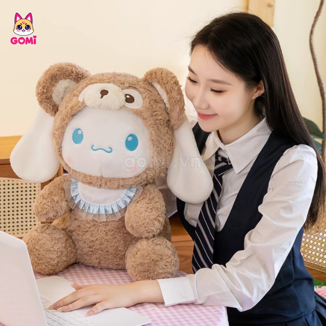 Gấu Bông Cinnamoroll Yếm Cosplay Gấu