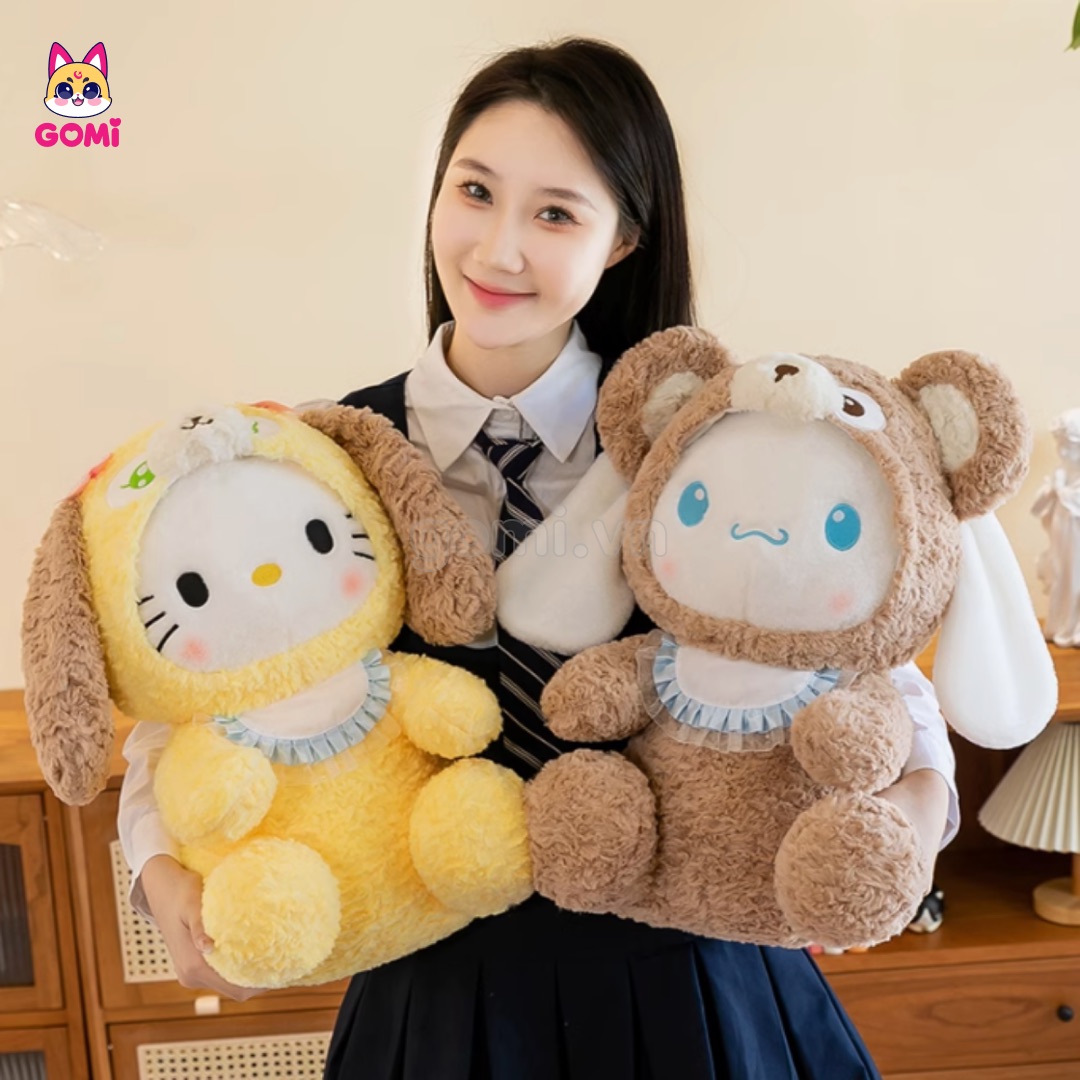Gấu Bông Cinnamoroll Yếm Cosplay Gấu