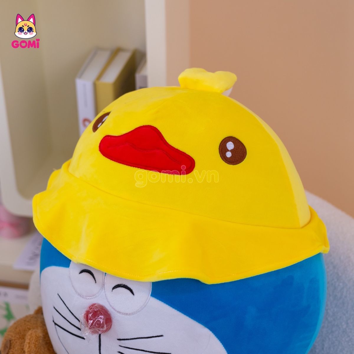 Gấu Bông Doraemon Mũ Vịt