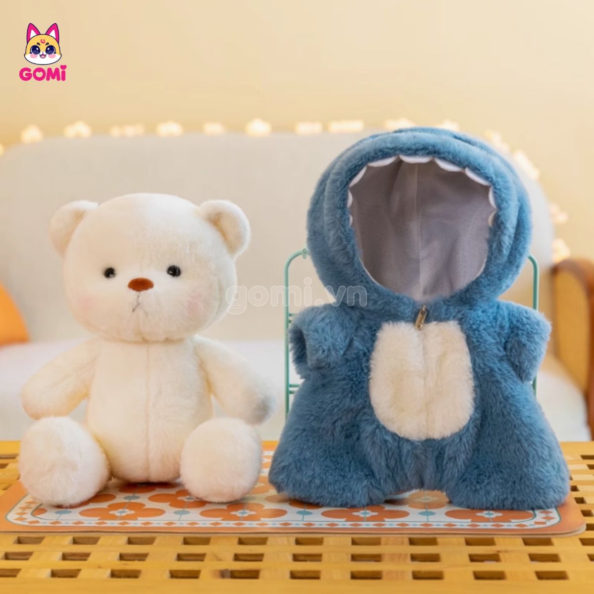 Gấu Bông Gấu Lena Bộ Khóa Kéo