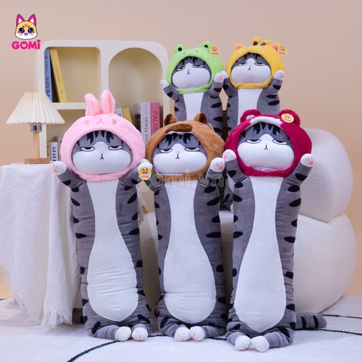 Gối Ôm Mèo Hoàng Thượng Cosplay