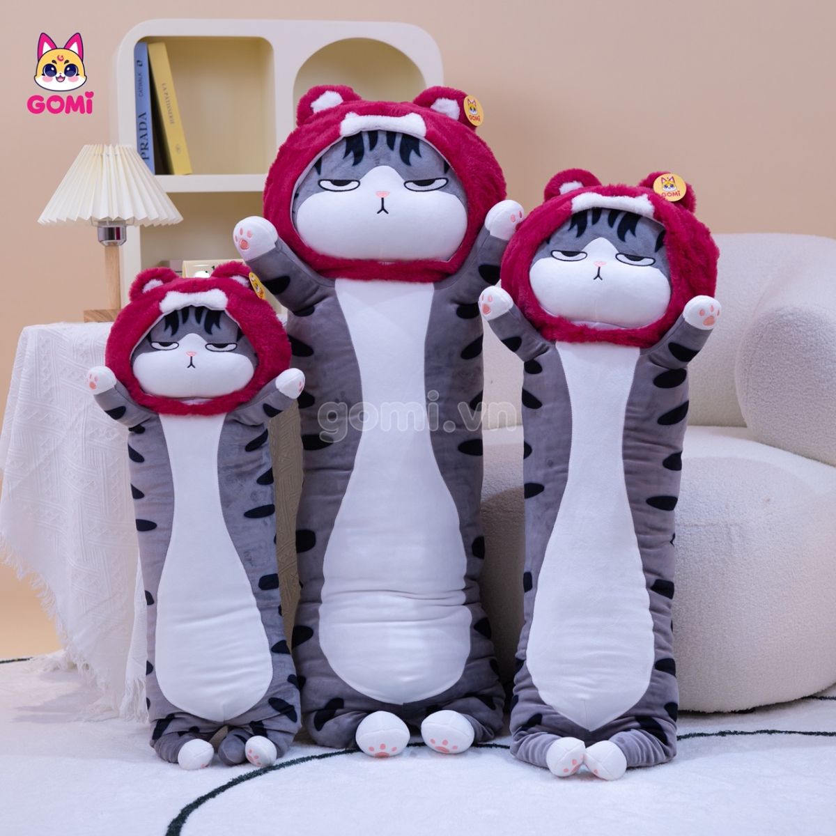 Gối Ôm Mèo Hoàng Thượng Cosplay