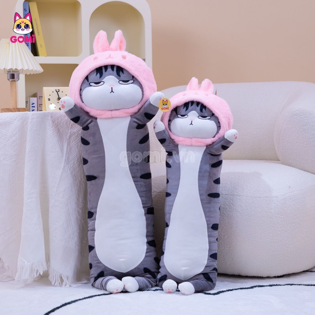 Gối Ôm Mèo Hoàng Thượng Cosplay