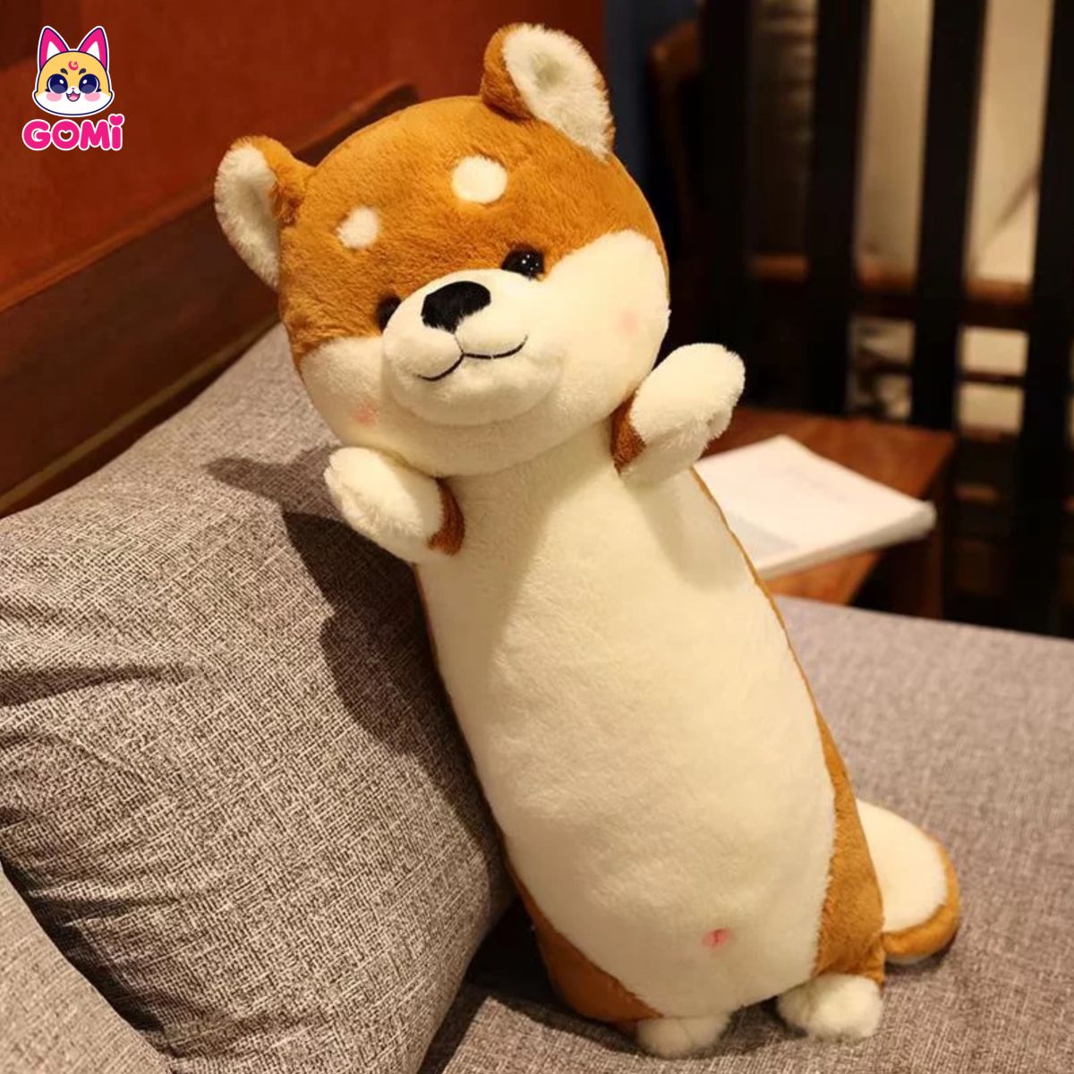Gối Ôm Chó Shiba Giơ Tay