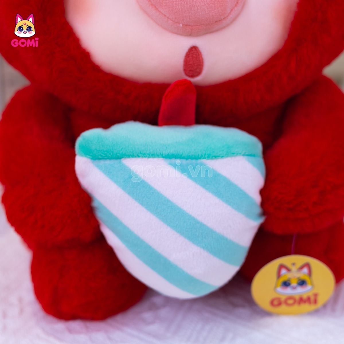 Gấu Bông Heo Đội Mũ Noel