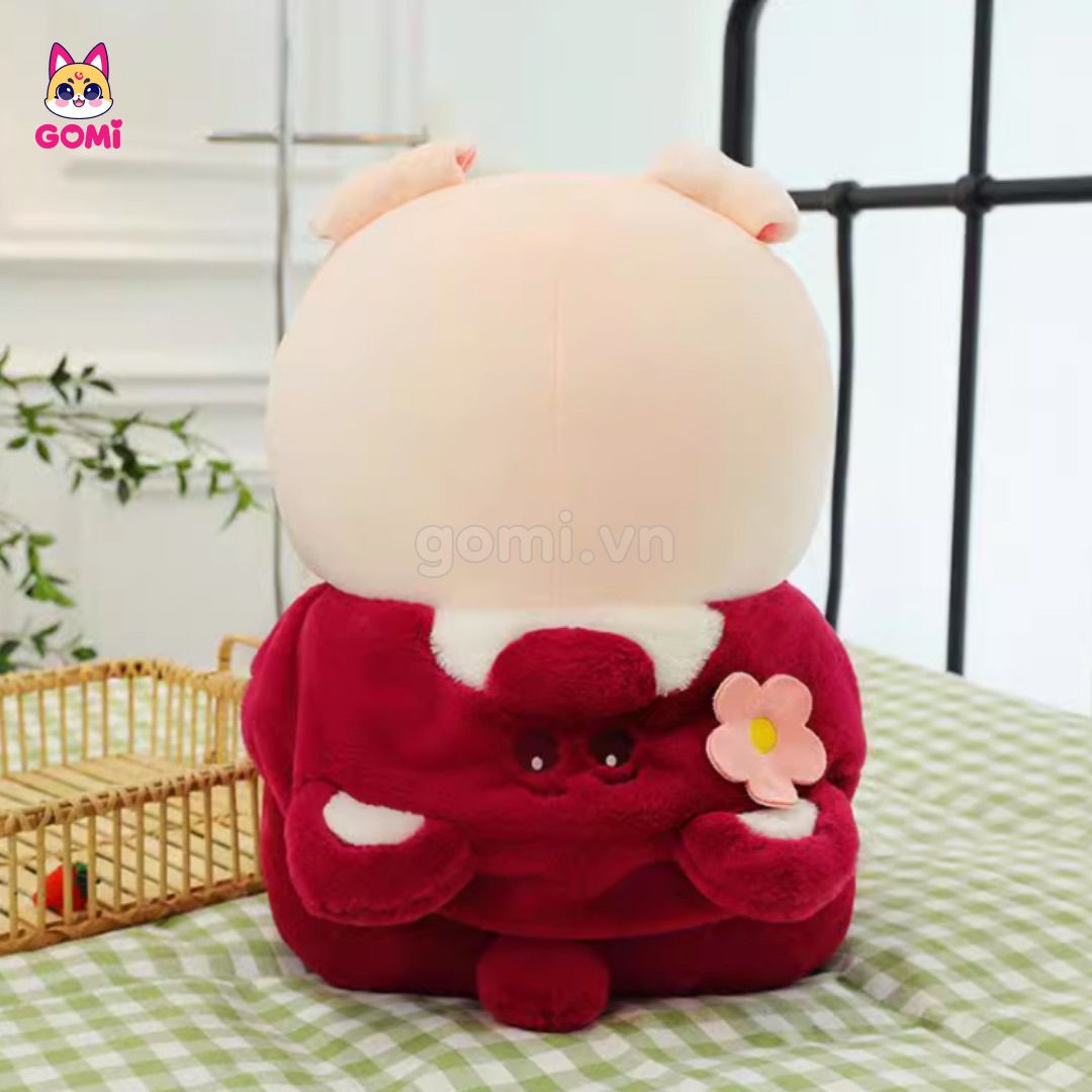 Gấu Bông Heo Lotso Ôm Bình Sữa