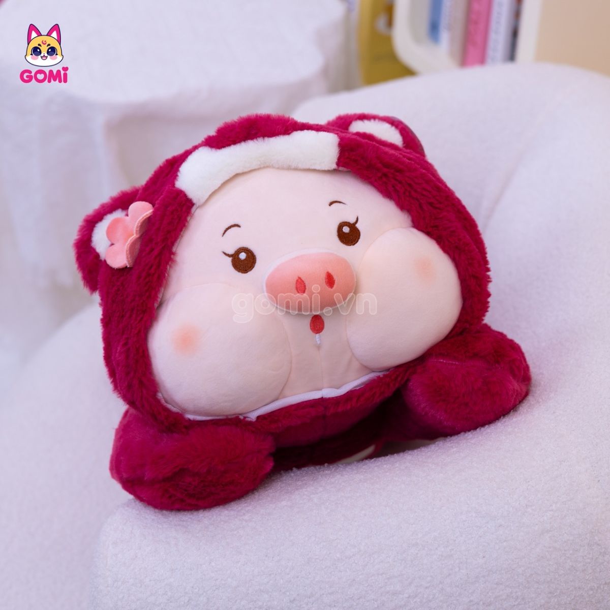 Gấu Bông Heo Cosplay Lotso Nằm