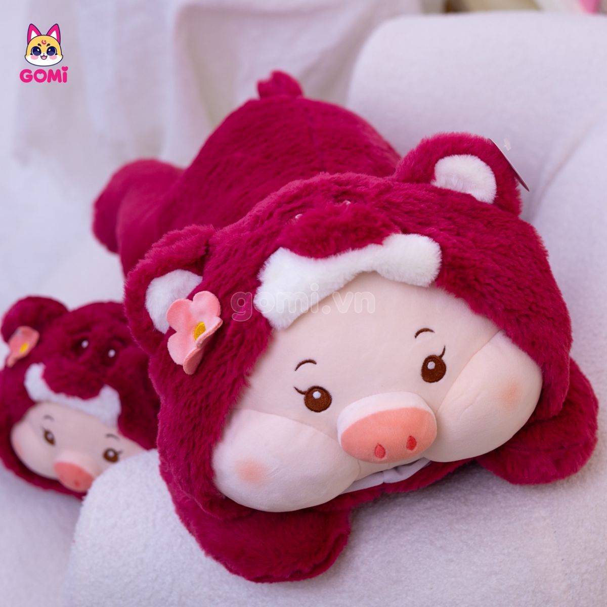 Gấu Bông Heo Cosplay Lotso Nằm