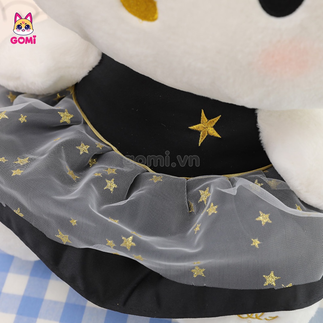Gấu Bông Kitty Váy Đen Nơ