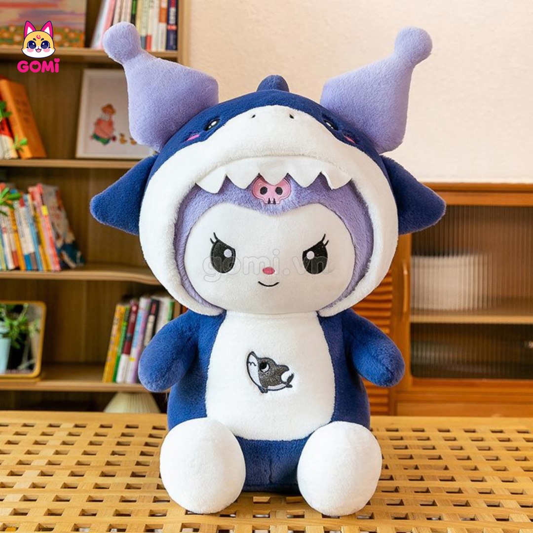 Gấu Bông Kuromi Cosplay Cá Mập