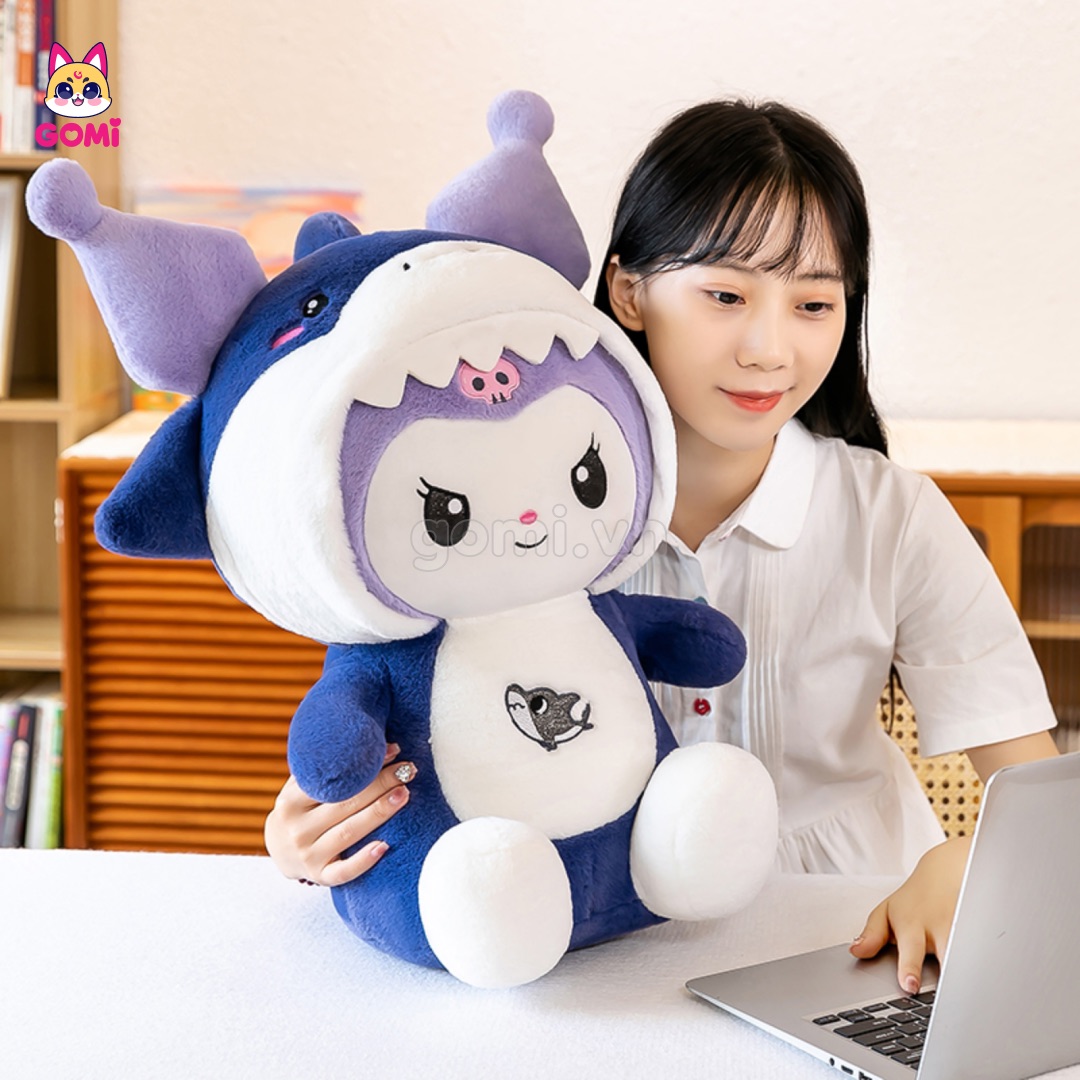 Gấu Bông Kuromi Cosplay Cá Mập