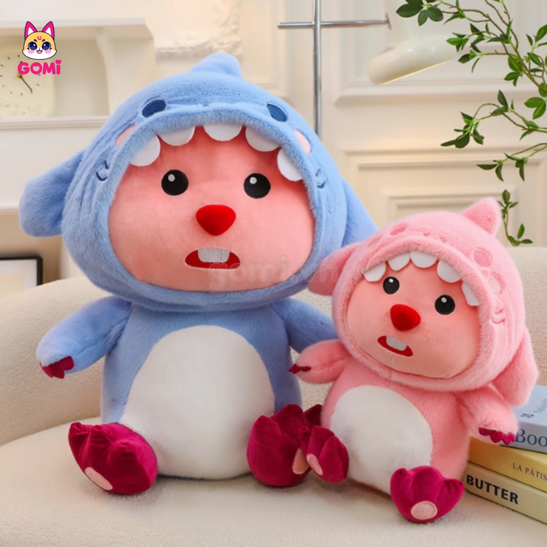 Gấu Bông Loopy Cosplay Cá Mập