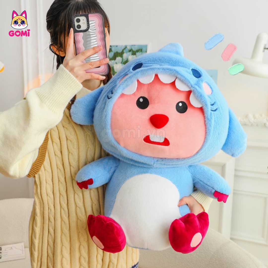 Gấu Bông Loopy Cosplay Cá Mập