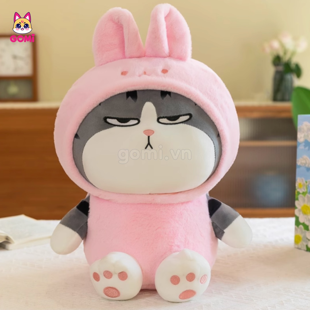 Gấu Bông Bộ 3 Mèo Hoàng Thượng Cosplay