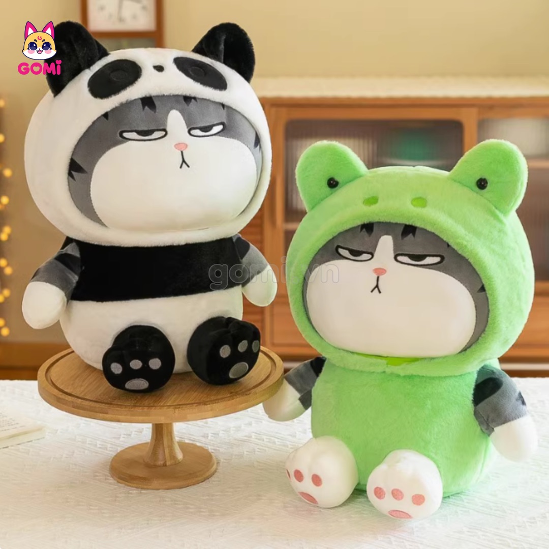 Gấu Bông Bộ 3 Mèo Hoàng Thượng Cosplay