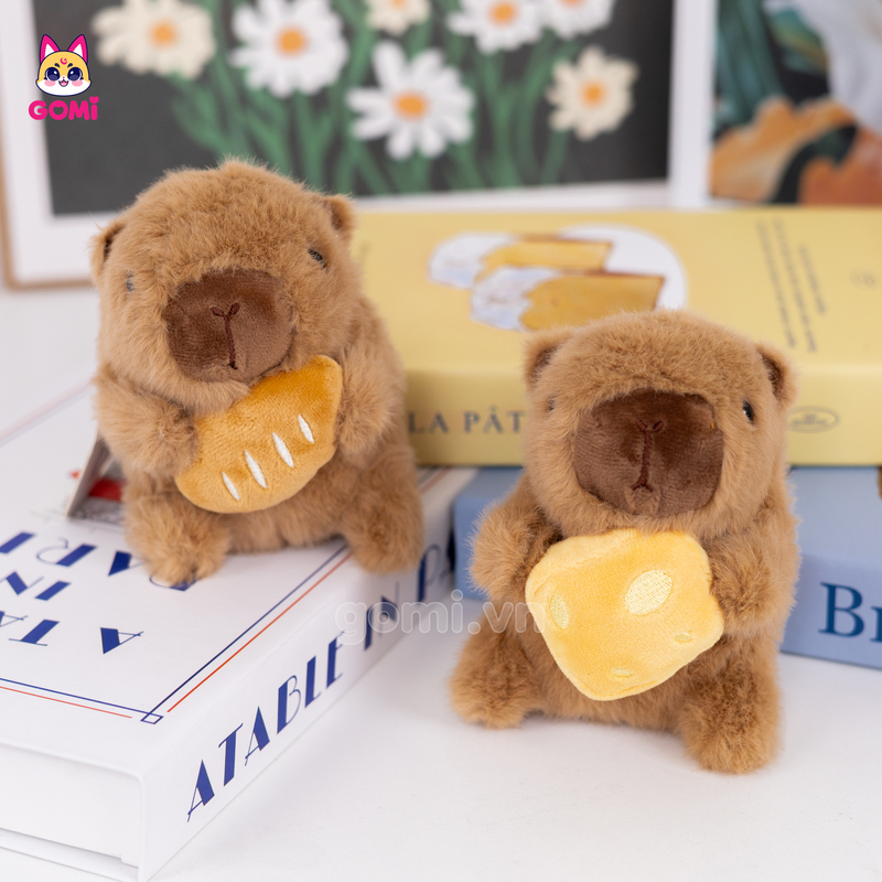 Móc Khóa Capybara Đầu Bếp