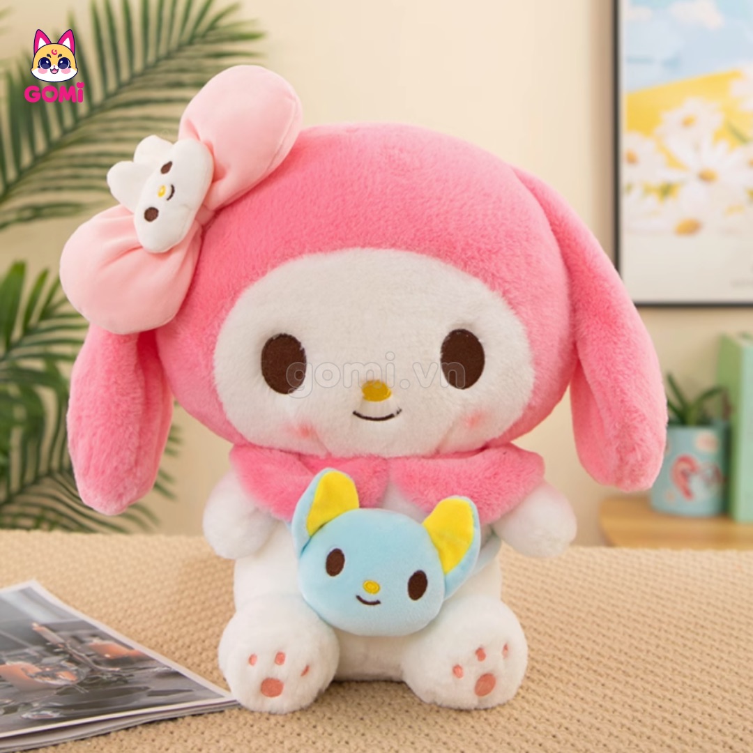 Gấu Bông Melody Đeo Túi Gấu