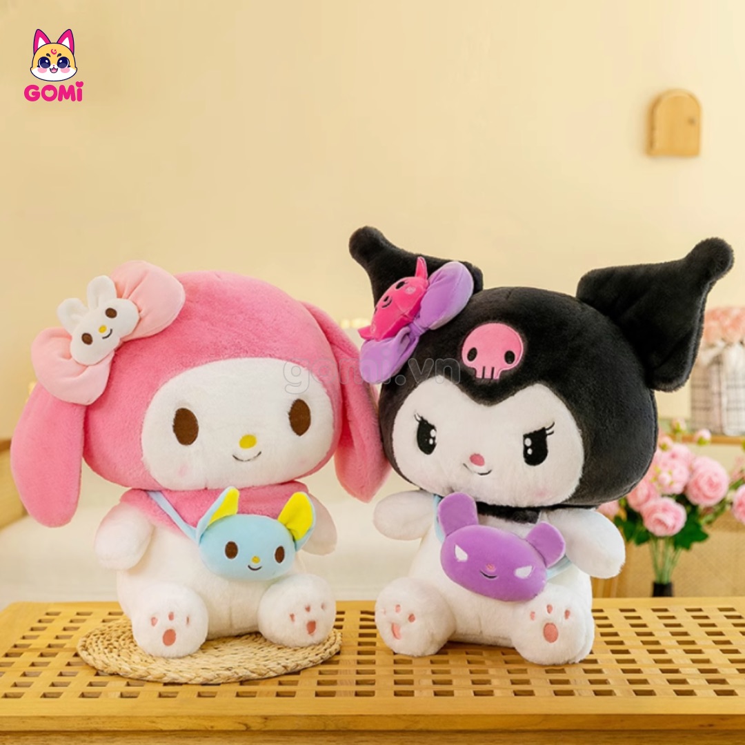 Gấu Bông Melody Đeo Túi Gấu