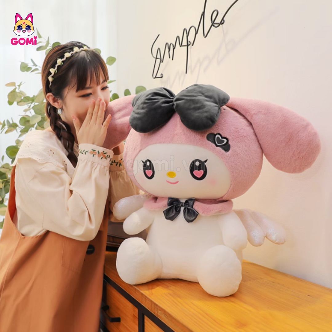 Gấu Bông Melody Cánh Trắng