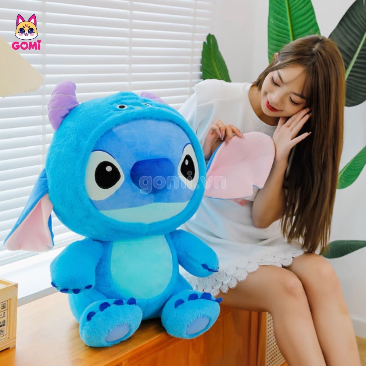 Gấu Bông Stitch Cosplay Quái Vật Sulley
