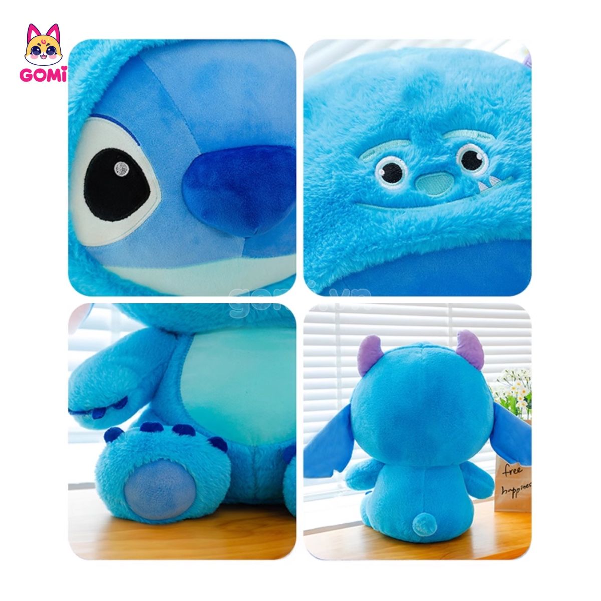 Gấu Bông Stitch Cosplay Quái Vật Sulley