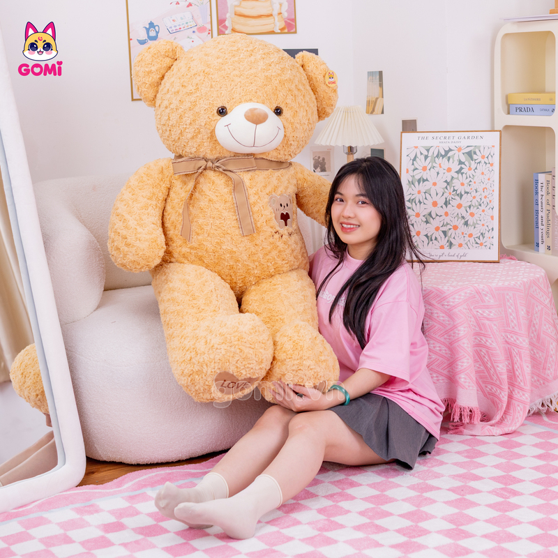 Gấu Bông Teddy Mặt Gấu Ôm Tim