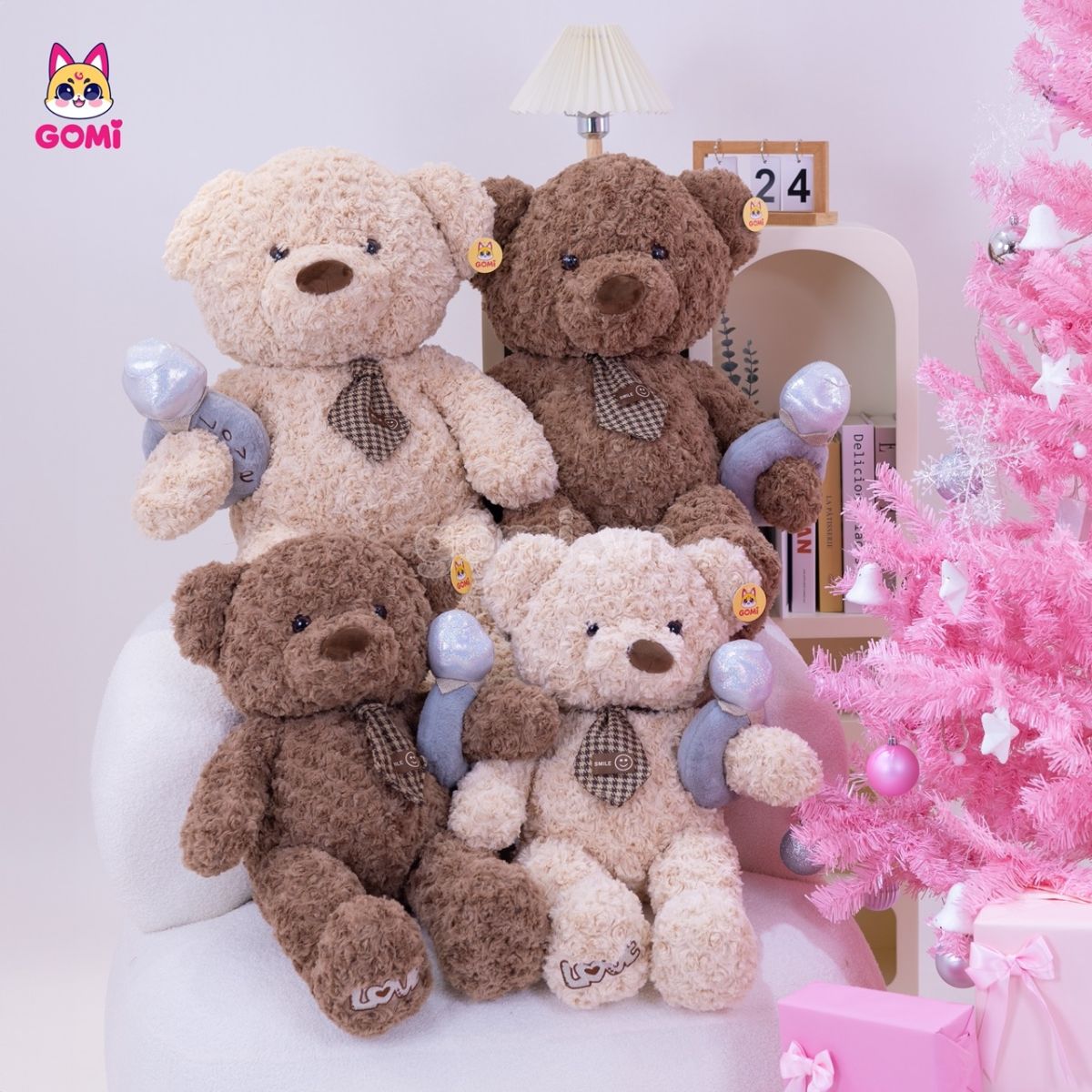 Gấu Bông Teddy Đeo Nhẫn