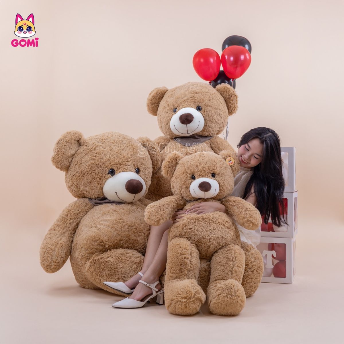 Gấu Bông Teddy Đeo Yếm