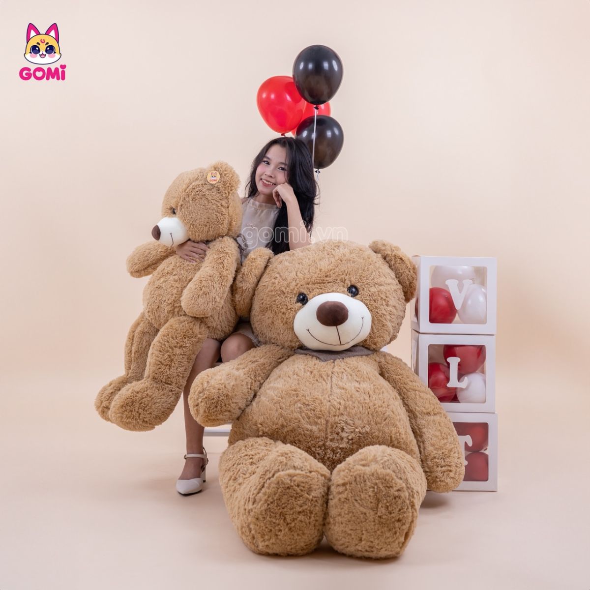 Gấu Bông Teddy Đeo Yếm