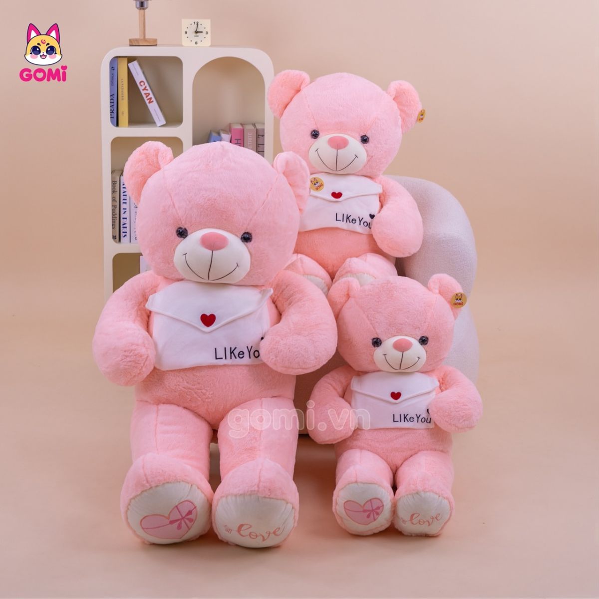 Gấu Bông Teddy Cầm Phong Thư