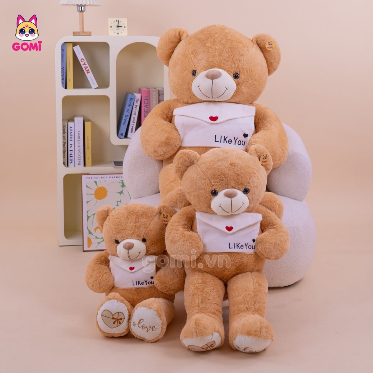 Gấu Bông Teddy Cầm Phong Thư